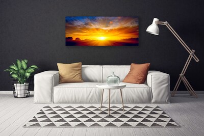 Obraz na plátně Slunce Nebe Krajina