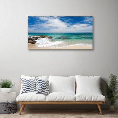 Obraz na plátně Pláž Moře Krajina