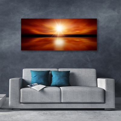 Obraz na plátně Slunce Nebe Voda Krajina