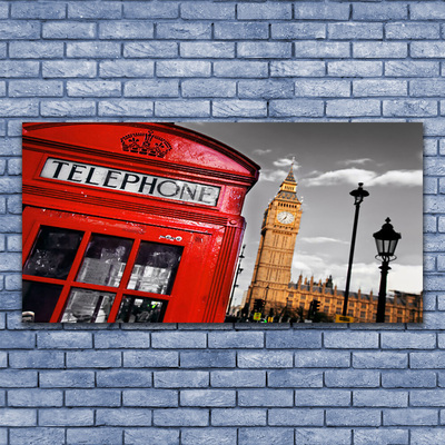Obraz na plátně Telefonní Budka Londýn