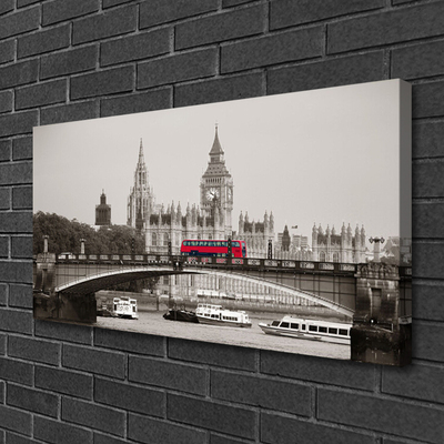 Obraz na plátně Most Londýn Big Ben