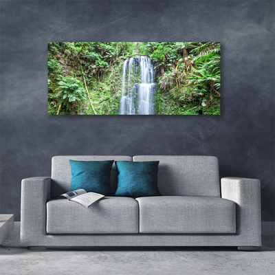 Obraz na plátně Vodopád Stromy Příroda