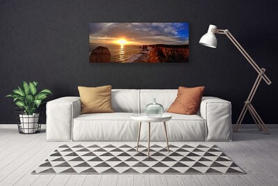Obraz na plátně Moře Slunce Krajina