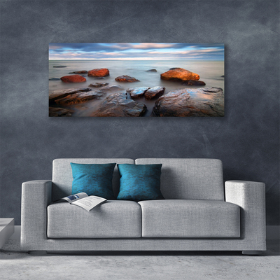Obraz na plátně Kameny Moře Krajina