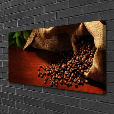 Obraz na plátně Káva Zrnka Kuchyně