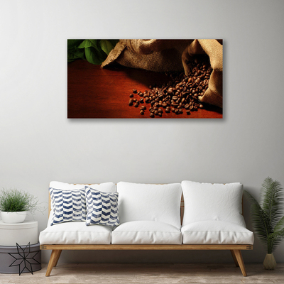 Obraz na plátně Káva Zrnka Kuchyně