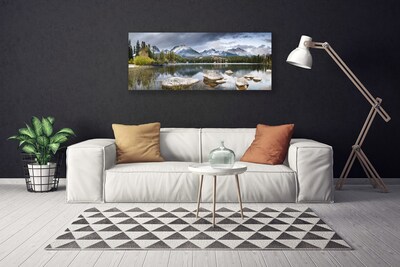 Obraz na plátně Jezero Hory Les Krajina