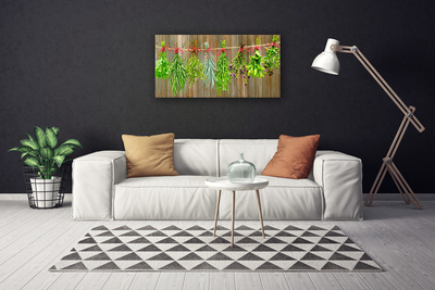 Obraz na plátně Sušené Byliny Listy Příroda