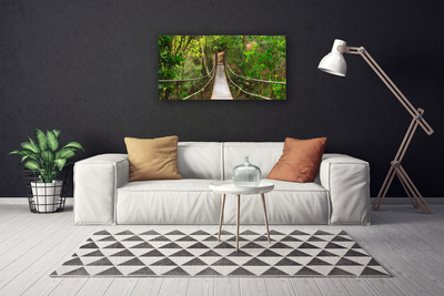 Obraz na plátně Most Džungle Tropický Les