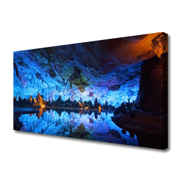 Obraz na plátně Jeskyně Světlo Ledovec