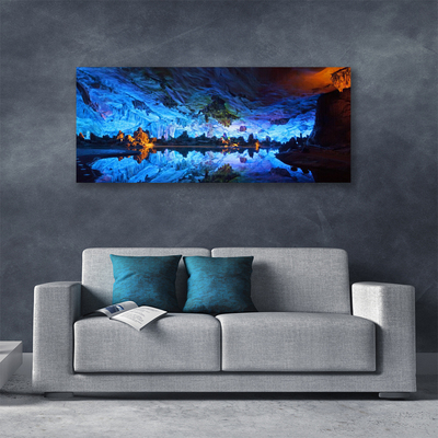 Obraz na plátně Jeskyně Světlo Ledovec