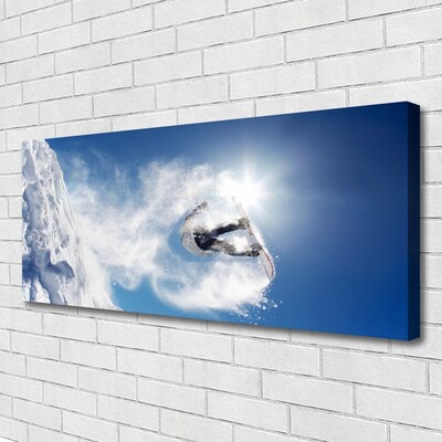 Obraz na plátně Snowboard Sport Sníh Zima