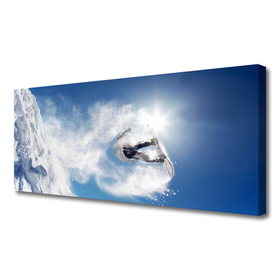 Obraz na plátně Snowboard Sport Sníh Zima