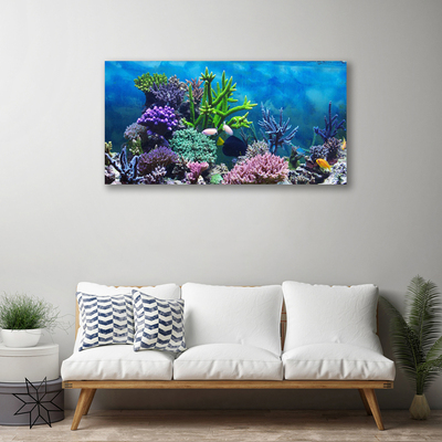Obraz na plátně Akvárium Rybičky Pod Vodou