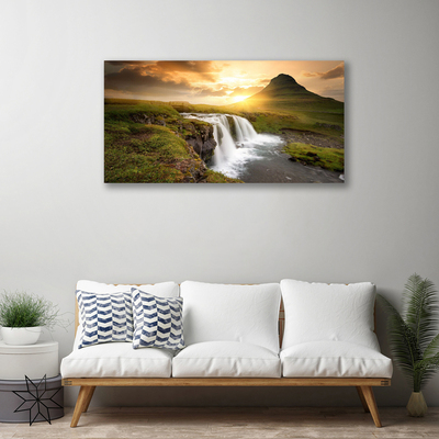 Obraz na plátně Hory Vodopád Příroda