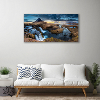 Obraz na plátně Vodopád Řeka Krajina