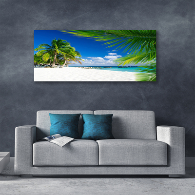 Obraz na plátně Tropická Pláž Moře Výhled
