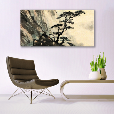 Obraz na plátně Malovaný Strom Umění