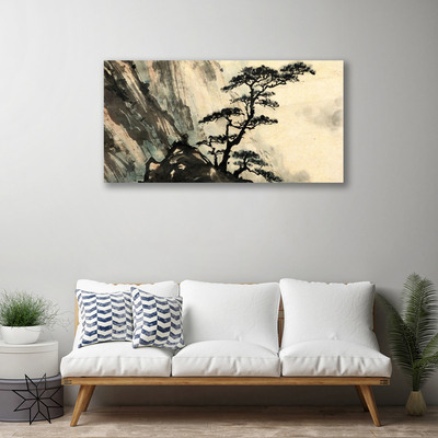 Obraz na plátně Malovaný Strom Umění