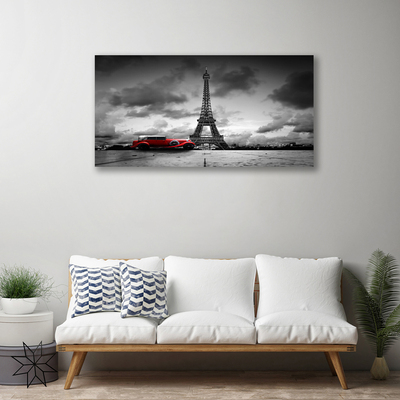 Obraz na plátně Eiffelova Věž Paříž Výhled