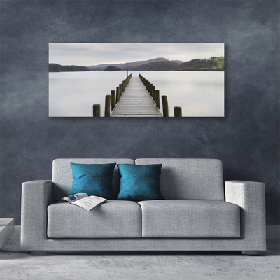 Obraz na plátně Moře Most Architektura