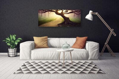 Obraz na plátně Strom Paprsky Slunce