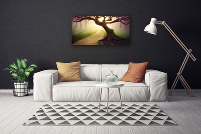 Obraz na plátně Strom Paprsky Slunce