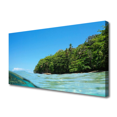 Obraz na plátně Moře Strom Krajina