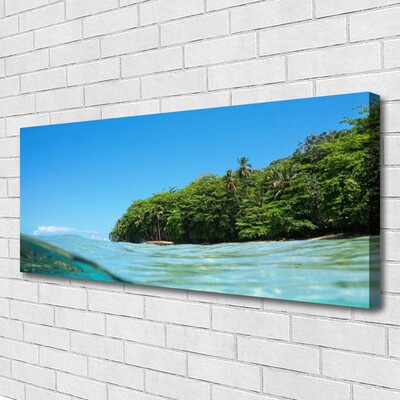 Obraz na plátně Moře Strom Krajina