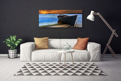 Obraz na plátně Loď Moře Pobřeží Pláž