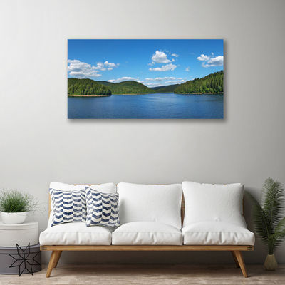 Obraz na plátně Jezero Les Krajina