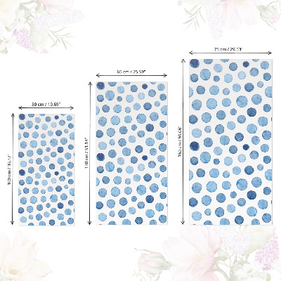 Samolepka na nábytek Modré tečky