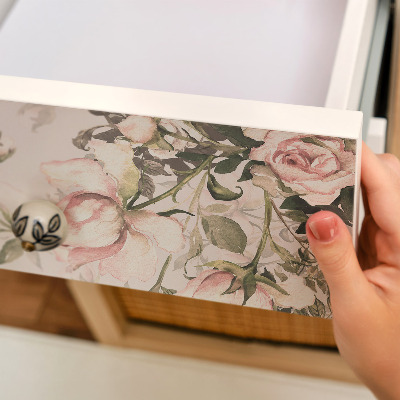 Nálepka na nábytek Vintage květiny