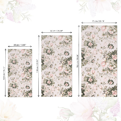 Nálepka na nábytek Vintage květiny