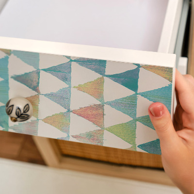 Samolepící fólie na nábytek Barevný retro vzor