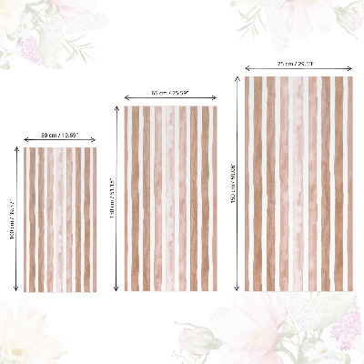 Samolepka na nábytek Béžové pruhy
