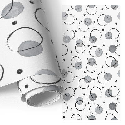 Nálepka na nábytek s motivem kreativních kruhů