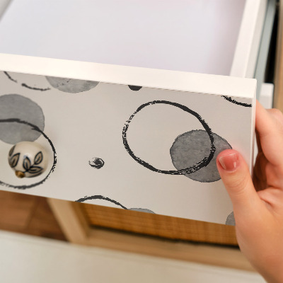 Nálepka na nábytek Kreativní kruhy