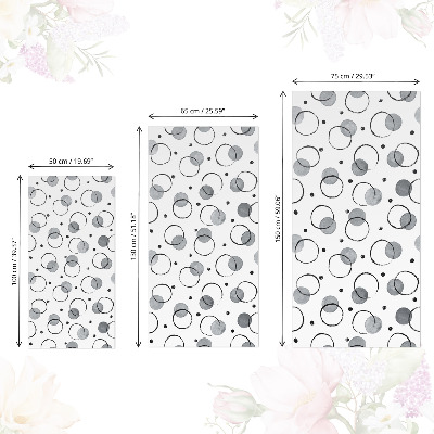 Nálepka na nábytek Kreativní kruhy