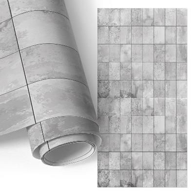 Samolepka na nábytek s motivem šedých dlaždic