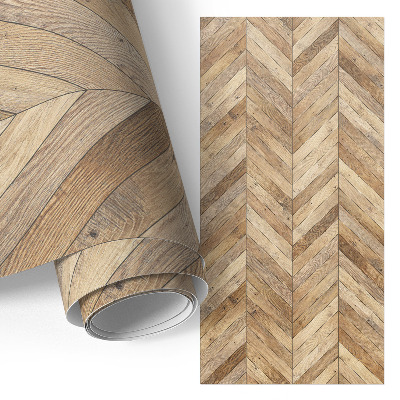 Samolepící fólie na nábytek s rustikálním vzorem rybí kosti