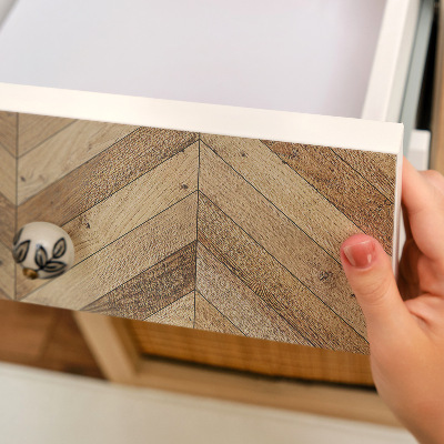 Samolepící fólie na nábytek Rustikální rybí kost