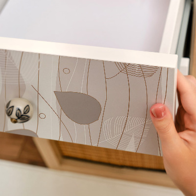 Fólie na nábytek Listový vzor