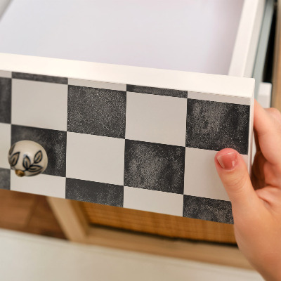 Samolepící fólie na nábytek Šachovnicové umění