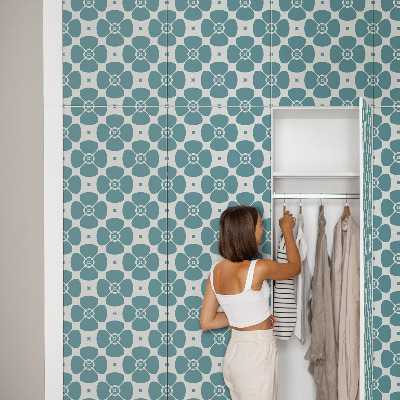 Tapeta na nábytek Květinová geometrie