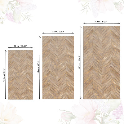 Tapeta na nábytek Dřevo s rybí kostí