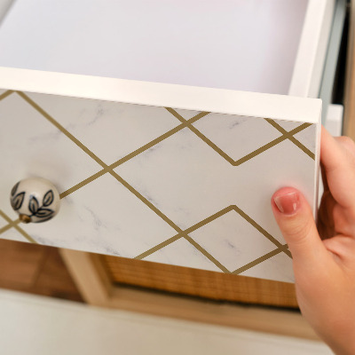 Tapeta na skříň Mramorová geometrie