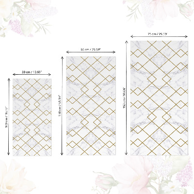Tapeta na skříň Mramorová geometrie