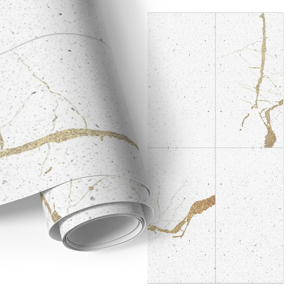 Samolepící tapeta na nábytek Bílé talíře