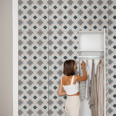 Tapeta na skříň Geometrická kompozice